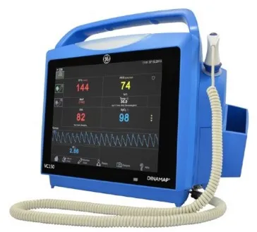 GE Healthcare - Carescape VC150 - 2068581-001-759558 - Vital Signs Monitor Carescape Vc150 Spot / Monitoring Nibp, Printer, Spo2, Nellcor Exergentemperature Ac Power