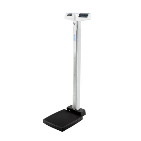Health O Meter - 502KL-BT - Column Scale With Height Rod Health O Meter Lcd Display 660lbs / 300kg Black / Silver Battery Operated