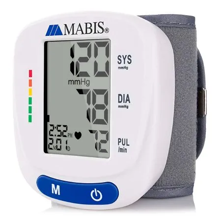 Mabis Healthcare - 04-615-001 - Digital Blood Pressure Monitor Mabis Adult Cuff Cloth Fabric Cuff 5.3 To 8.5 Inches Mobile
