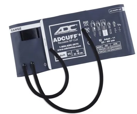 American Diagnostic - ADC - 8451-11AN-2 - Reusable Blood Pressure Cuff Adc 23 To 40 Cm Arm Nylon Cuff Adult Cuff