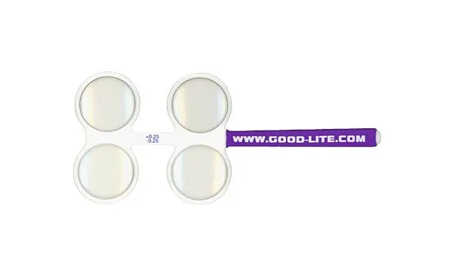 Good-Lite - 127150 - Hyperopia Screening Flipper 1.5 Lens Type, Plastic, White