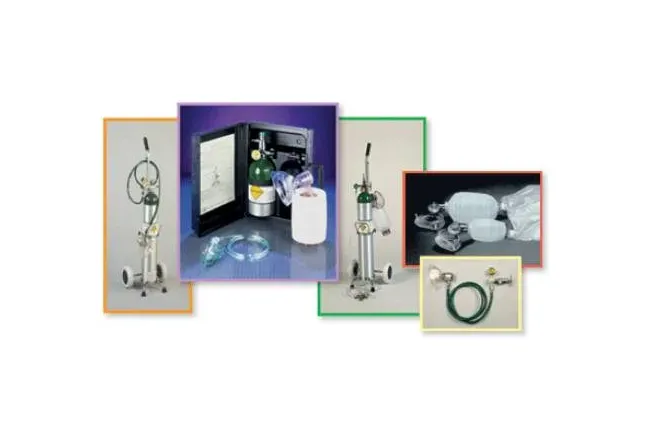 Mada Medical Products - Oxy-Uni-Pak - 1301BME - Oxygen Kit With Resuscitator Oxy-uni-pak