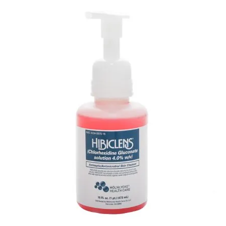 Molnlycke - hibiclens - 57516 - antiseptic / antimicrobial skin cleanser hibiclens 16 oz. pump bottle 4% strength chg ( gluconate) nonsterile