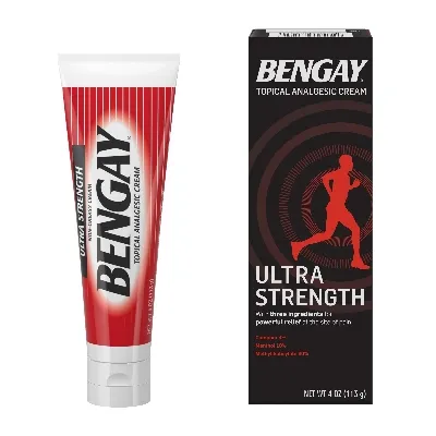 J&J - From: 510819400 to  510819400 - Bengay J&J 510819400 Topical Pain Relief Cream Ultra Strength Non-Greasy 4 oz