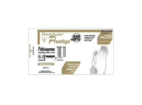 Innovative Healthcare - Prestige - 140600 -  Gloves, Surgical, Polyisoprene, Sterile, PF, Textured, Damp Hand Don