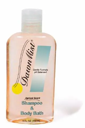 Donovan Industries - DawnMist - MS3367 -  Shampoo and Body Wash  4 oz. Flip Top Bottle Apricot Scent