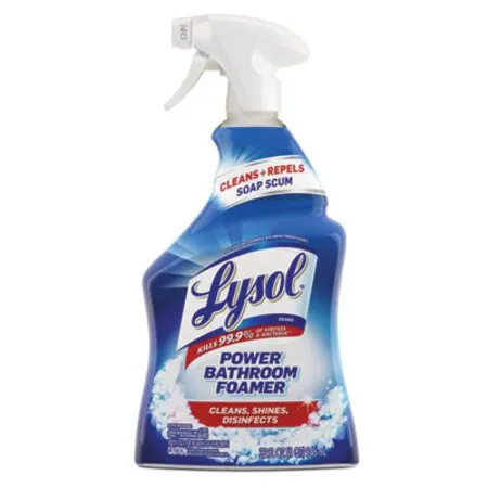 Lysol - RAC-02699 - Disinfectant Power Bathroom Foamer, Liquid, Atlantic Fresh, 32 Oz Spray Bottle