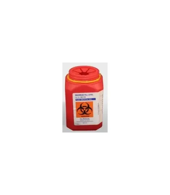 Post Medical - WD-150 - Sharps Container Red Base Vertical Entry 1.5 Gallon