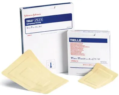 3M - TIELLE - MTL100EN -  Foam Dressing  2 3/4 X 3 1/2 Inch With Border Film Backing Adhesive Rectangle Sterile