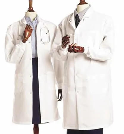 Fashion Seal Uniforms - 439-S - Lab Coat White Small Knee Length Reusable