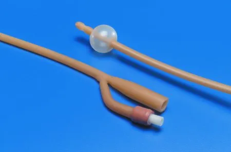 Cardinal - From: 3558 To: 3560  Kenguard Foley Catheter Kenguard 2 Way Standard Tip 5 cc Balloon 14 Fr. Silicone Oil Coated Latex