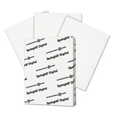 Springhill - SGH-015101 - Digital Index White Card Stock, 92 Bright, 90 Lb Index Weight, 8.5 X 11, White, 250/pack