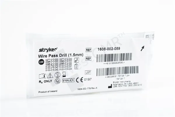 Stryker - 1608-002-059 - Wire Pass Drill (1.5mm)
