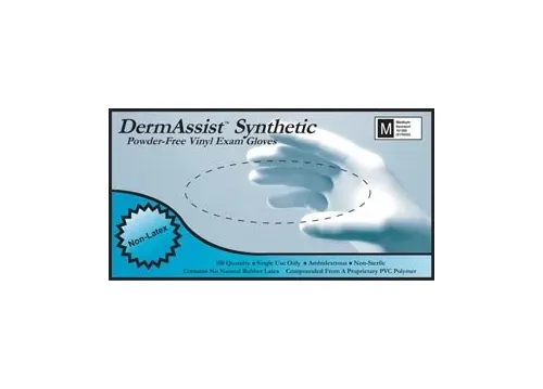 DermAssist - Innovative Healthcare - 161200 - Gloves, Exam, Vinyl, Non-Sterile, PF, Smooth