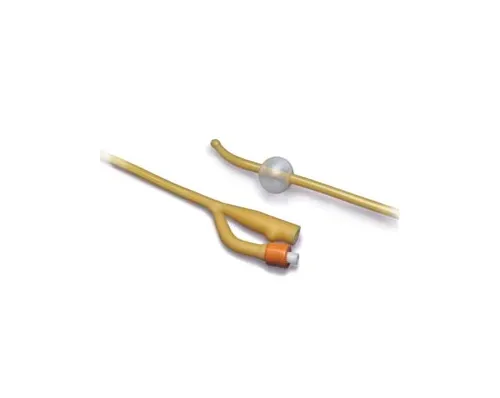 Cardinal Health - 1614C - Coude Foley Catheter, 5cc, 2-Way, Amber Latex, 14FR, 17"L, 12/ctn (Continental US Only)