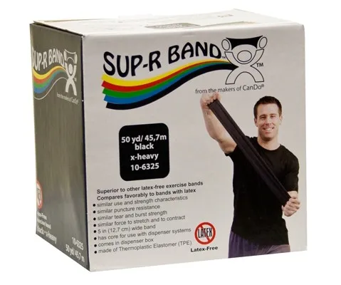 Fabrication Enterprises - CanDo - From: 10-6315 To: 10-6325 - Sup R Band Latex Free Exercise Band x heavy
