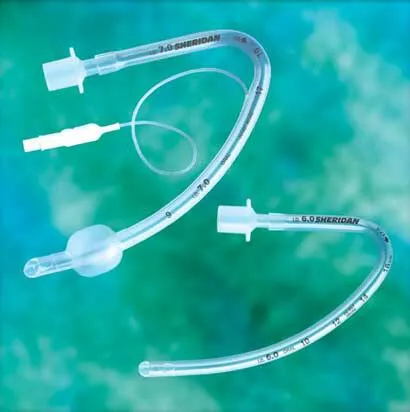 Teleflex - Sheridan Preformed - 5-22007 - Uncuffed Endotracheal Tube Sheridan Preformed 202 Mm Length Curved 3.5 Mm Pediatric Murphy Eye