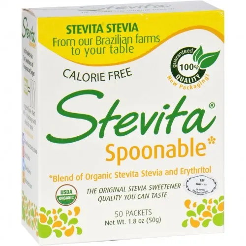 Stevita - 1724699 - Stevia - Spoonable - Certified Organic - 50 Packets