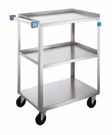Lakeside Manufacturing - 322 - Utility Cart Stainless Steel 18.375 X 30.75 X 33 Inch Silver 18 X 27 Inch Shelves