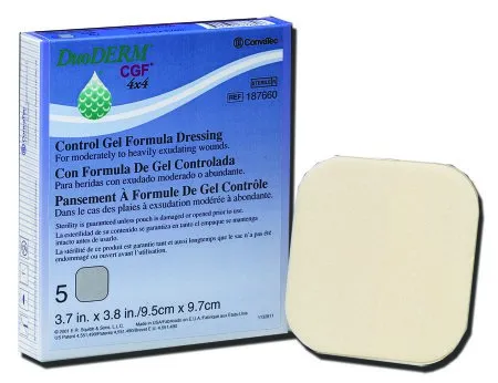 Convatec - DuoDERM CGF - 187662 -  Hydrocolloid Dressing  8 X 8 Inch Square