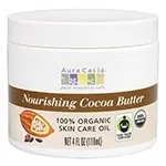 Aura Cacia - 184627 - Cocoa Butter, Body Butter, Fair Trade Certified“, ORGANIC,  jar