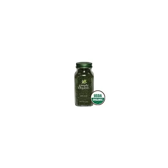 Simply Organic - 18604 - Dill Weed Cut & Sifted ORGANIC  Bottle