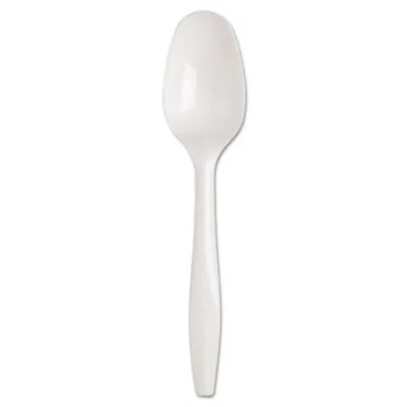Dixie - Dxe-Sss21p - Smartstock Plastic Cutlery Refill, Teaspoon, 5.5, Series-B Mediumweight, White, 40/Pack, 24 Packs/Carton