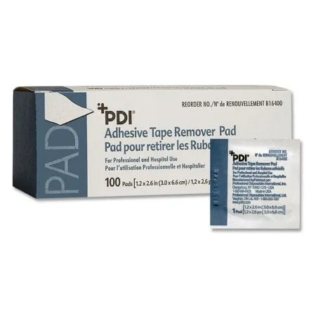 PDI - Professional Disposables - PDI - B16400 - Professional Disposables  Adhesive Remover  Pad 100 per Box
