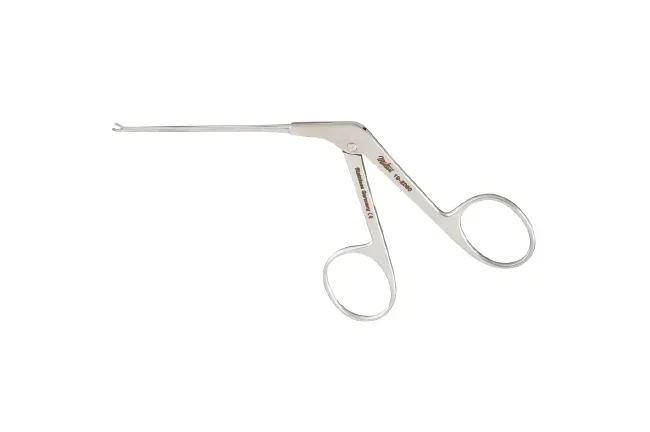 Integra Lifesciences - Miltex - 19-2090 - Micro Ear Forceps Miltex 3-1/4 Inch Length Or Grade German Stainless Steel Straight 0.5 Mm Oval Cup, Micro Alligator