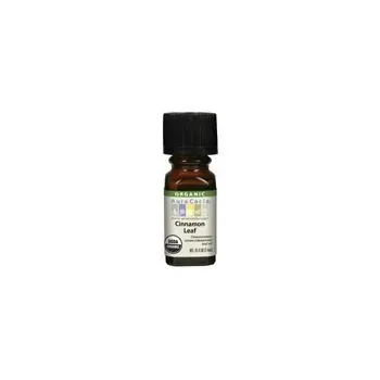 Aura Cacia - 190829 - Cinnamon Leaf, Essential Oil, ORGANIC,  bottle