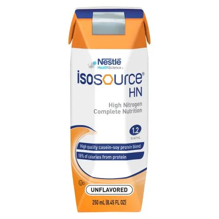 Nestle Healthcare Nutrition - Isosource HN - 10043900184507 - Nestle  Tube Feeding Formula  Unflavored Liquid 250 mL Carton
