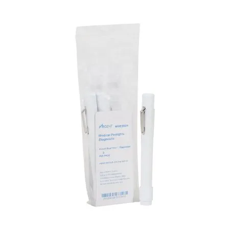 McKesson - 22-6303 - Penlight White Light with Cobalt Filters 4 1/2 Inch Disposable
