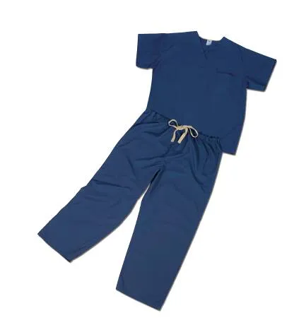 Medline - ComfortEase - 910JTHS-CM - Scrub Shirt Comfortease Small Ceil Blue 2 Pockets Short Sleeve Unisex