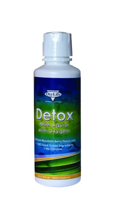 Oxylife Products - 204050 - Detox Msm Liquid With Oxygen