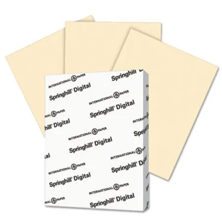 Springhill - SGH-056300 - Digital Index Color Card Stock, 110 Lb Index Weight, 8.5 X 11, Ivory, 250/pack