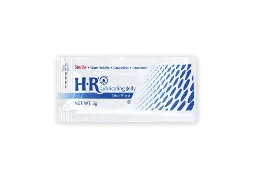 Hr Pharmaceuticals - Hr One Shot - 209 - Lubricating Jelly Hr One Shot 5 Gram Individual Packet Sterile