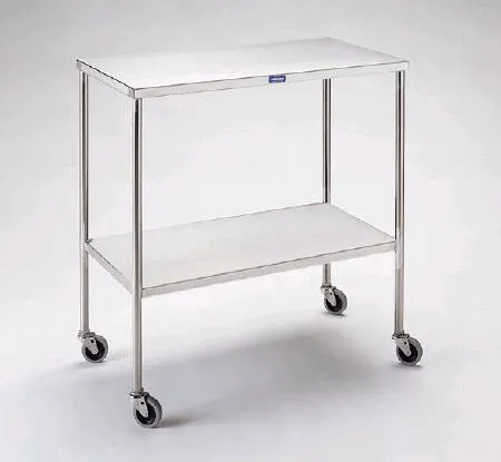 Pedigo Products - SG-88-SS - Utility Cart Stainless Steel 20 X 36 X 34 Inch Silver 19 X 35 Inch