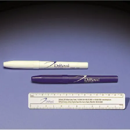 Deroyal - 26-004 - Surgical Skin Marker Gentian Violet Fine Tip Ruler Sterile