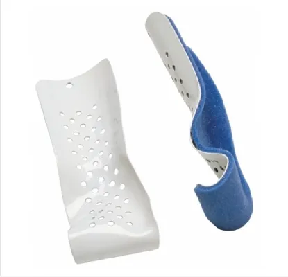 DJO - From: 79-71973 To: 79-72127  ProCareColles' Wrist Splint ProCare Padded Aluminum / Foam Left Hand Blue / White Small