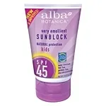 Alba Botanica - 215242 - Alba Botanica Kids Sunscreen, Water Resistant (SPF 45)