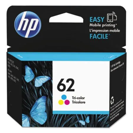 HP - HEW-C2P06AN - Hp 62, (c2p06an) Tri-color Original Ink Cartridge