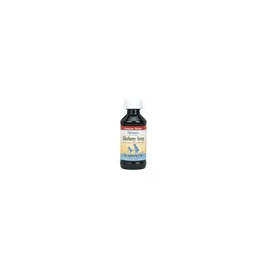 Herbs for Kids - 215412 - Respiratory Support Formulas Eldertussin Elderberry Syrup 4 fl. oz. Alcohol-Free