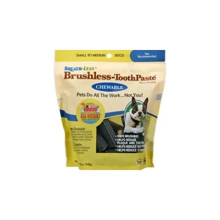 Ark Naturals - From: 221861 To: 221862 - Breath Less Dental Products Dogs  Chewable Brushless Toothpastes