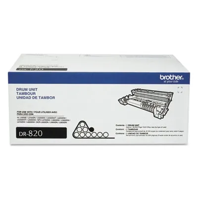 Brother - BRT-DR820 - Dr820 Drum Unit, 50,000 Page-yield, Black
