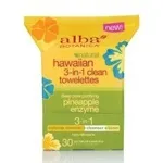 Alba Botanica - 226216 - Hawaiian 3-in-1 Clean Towelette 30 count Skin Care