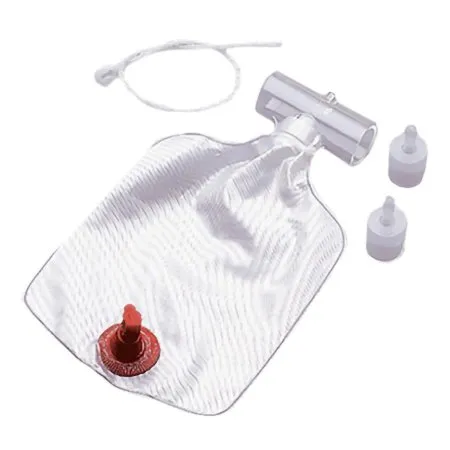 VyAire Medical - AirLife - 001501 -  Trach Tee Drain with Bag 