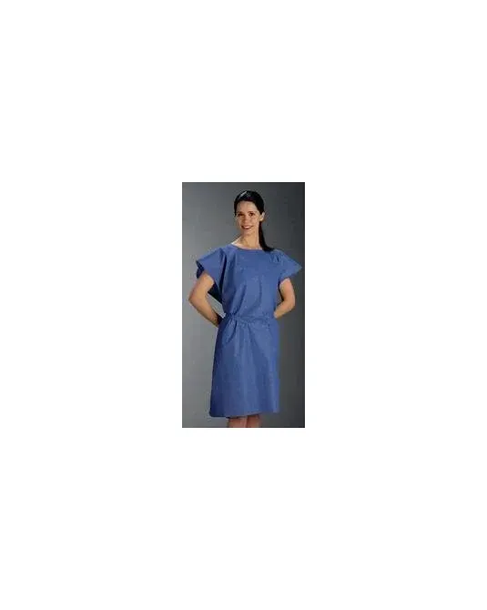 Graham Medical Products - 70243N - Patient Exam Gown One Size Fits Most Mauve Disposable