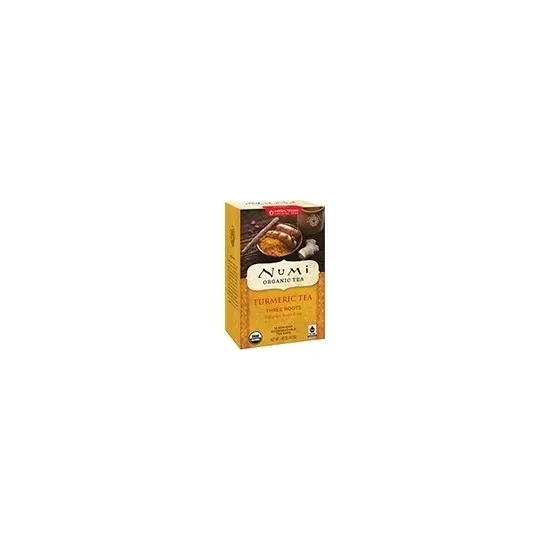 Numi Tea - 229017 - Fair Trade Turmeric Teas Three Root 12 tea bags