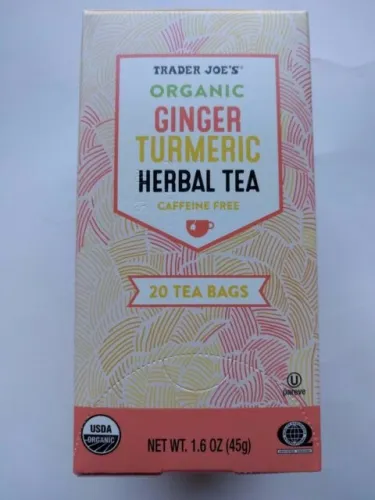 Equal Exchange - 229999 - Organic Teas C=Caffeine Ginger Tea Herbal Teas 20 tea bags