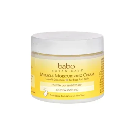 Babo Botanicals - 233403 - Babo Botanicals Skin Care Miracle Moisturizing Face Cream, Oatmilk & Calendula Sensitive